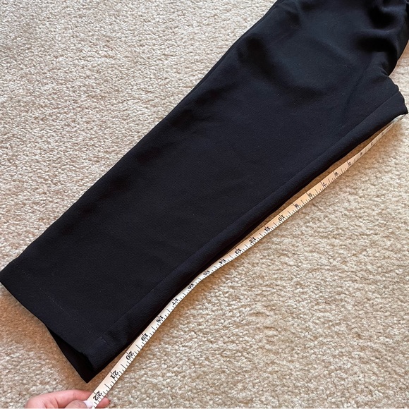 BCBGeneration Black Tie Front Elastic Waist Pull On Cropped Pants Size XXS Women - Picture 6 of 8